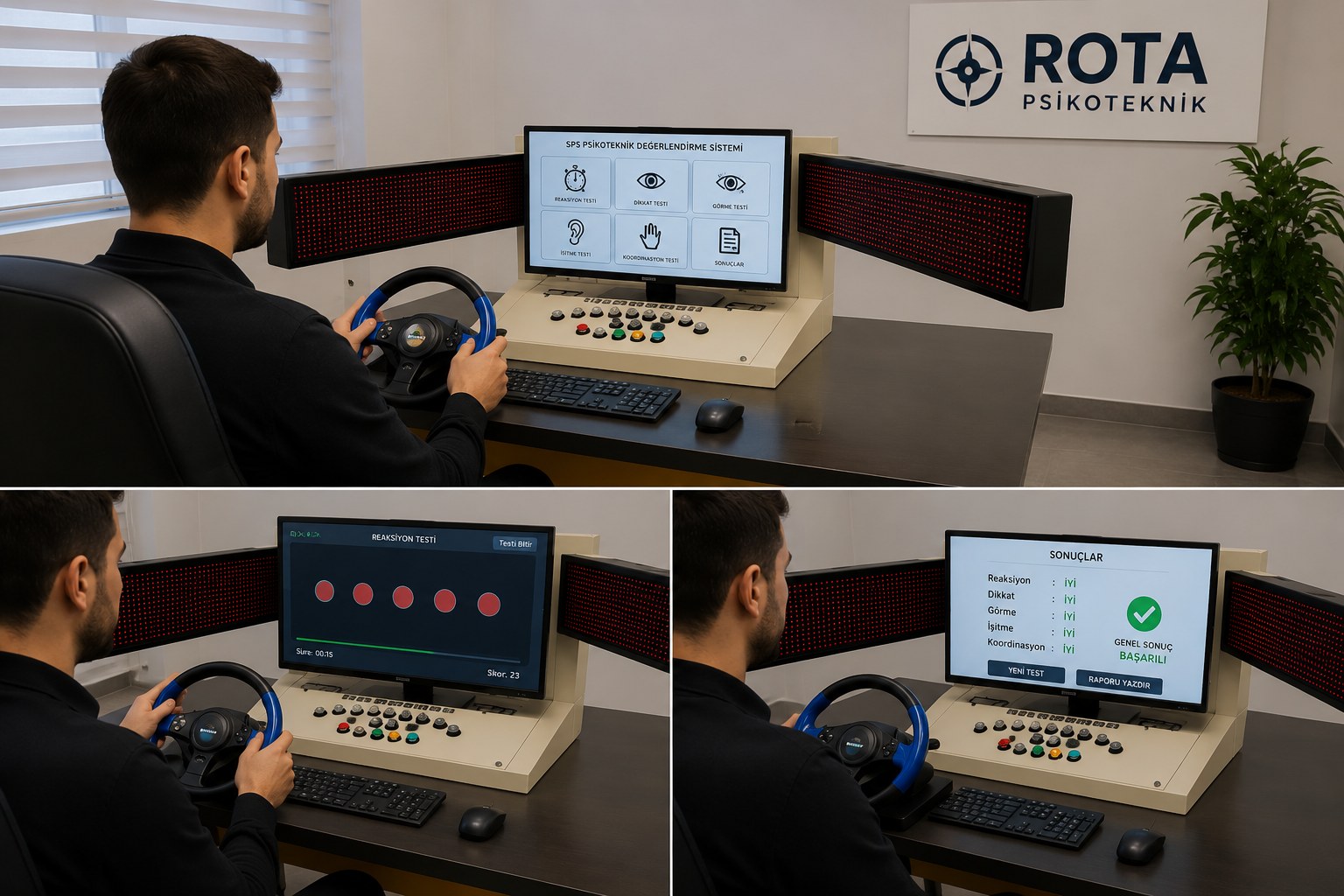 Psikoteknik test ortamı